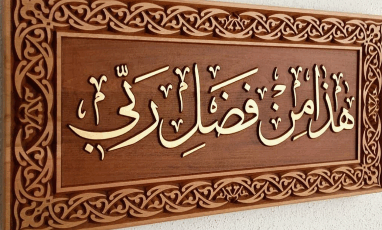 هذا من فضل ربي