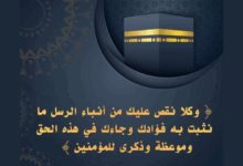 تثبيت قلب النبي ﷺ