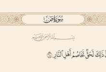 تخاصم أهل النار