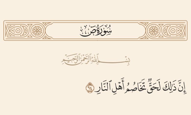 تخاصم أهل النار